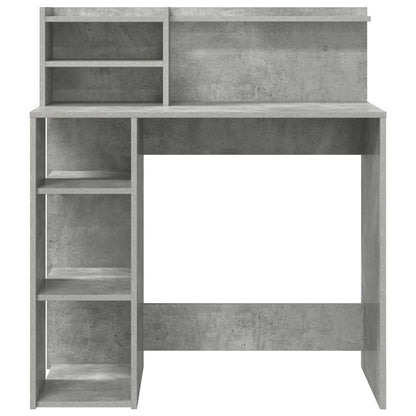 Desk Concrete Grey Engineered Wood 90 x 48 x 101.5 cm