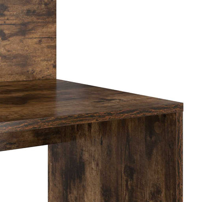Desk Smoked Oak Engineered Wood 90 x 48 x 101.5 cm