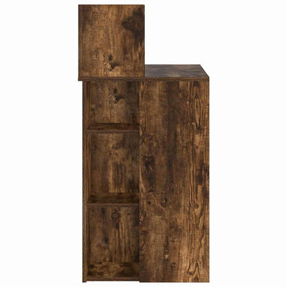 Desk Smoked Oak Engineered Wood 90 x 48 x 101.5 cm