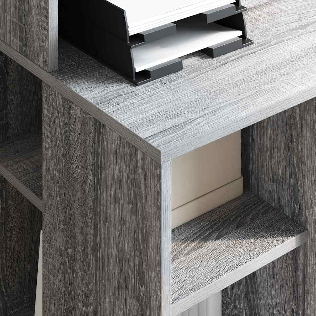 Desk Grey Sonoma Engineered Wood 90 x 48 x 101.5 cm