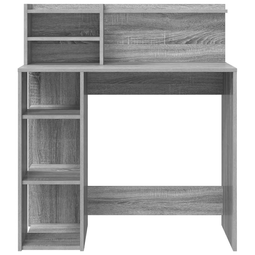 Desk Grey Sonoma Engineered Wood 90 x 48 x 101.5 cm