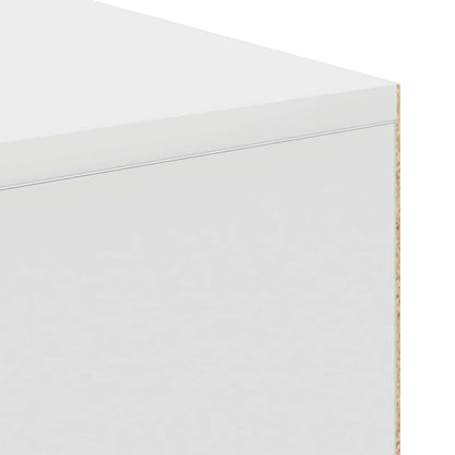 Desk White Engineered Wood 102 x 50 x 75 cm