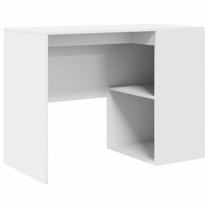 Desk White Engineered Wood 102 x 50 x 75 cm