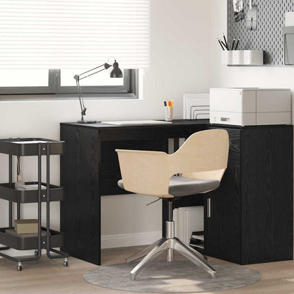 Desk Black Oak Engineered Wood 102 x 50 x 75 cm