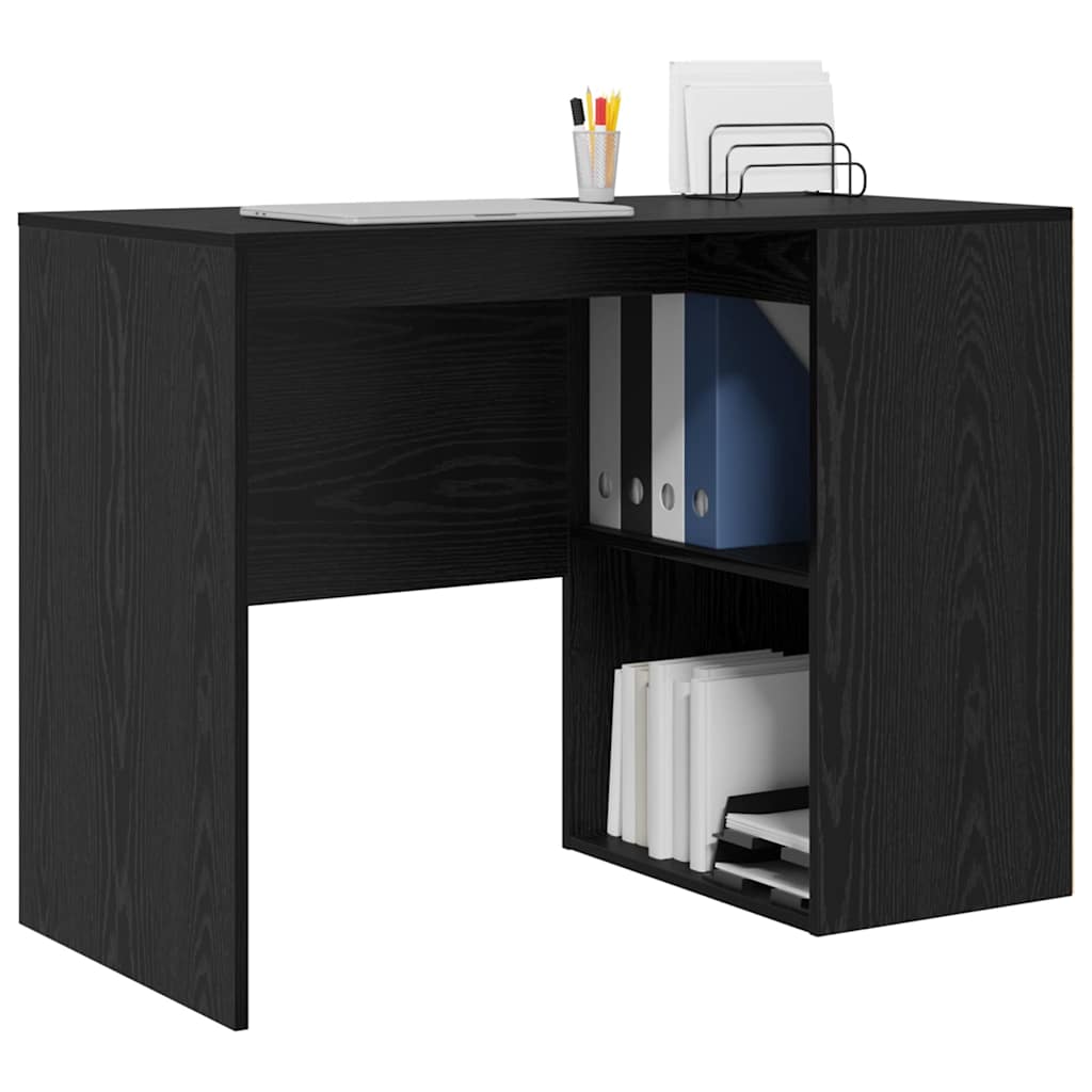 Desk Black Oak Engineered Wood 102 x 50 x 75 cm