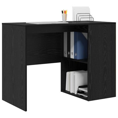 Desk Black Oak Engineered Wood 102 x 50 x 75 cm