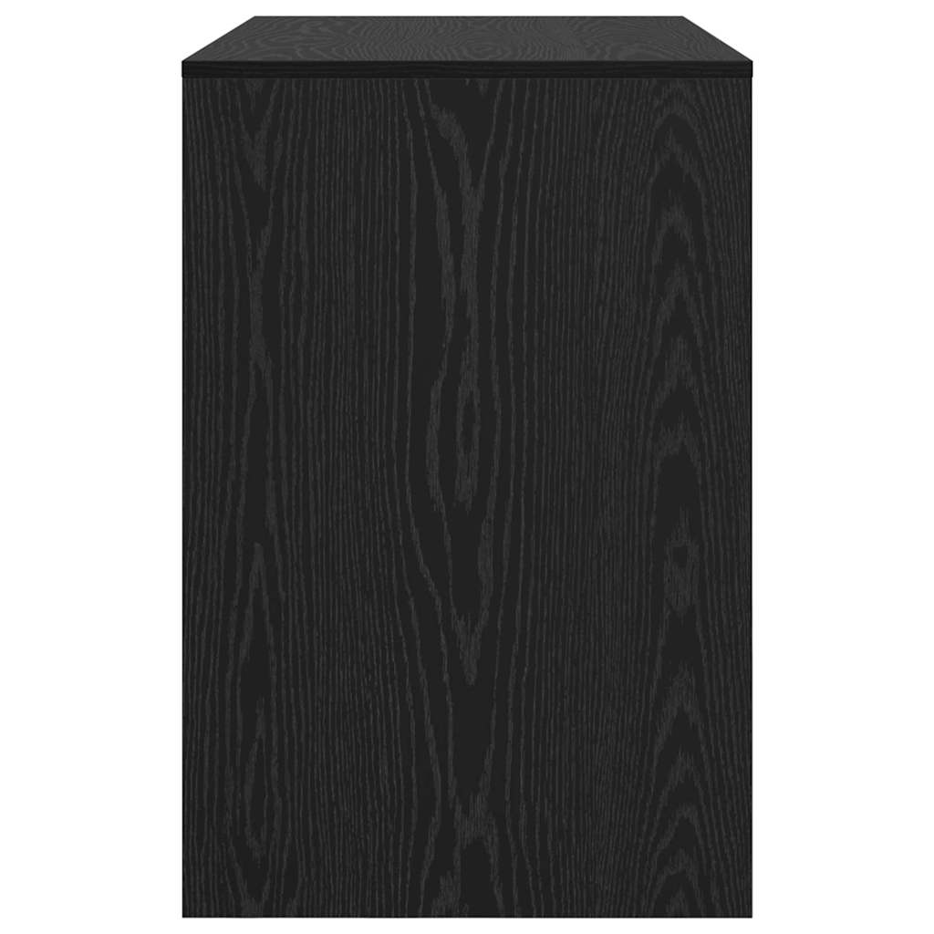 Desk Black Oak Engineered Wood 102 x 50 x 75 cm