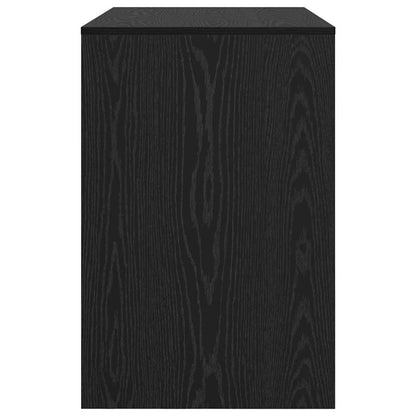 Desk Black Oak Engineered Wood 102 x 50 x 75 cm