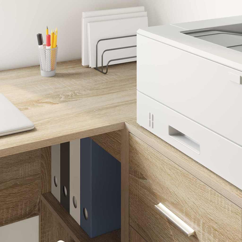 Desk Sonoma Oak Engineered Wood 102 x 50 x 75 cm