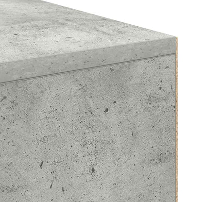 Desk Concrete Grey Engineered Wood 102 x 50 x 75 cm