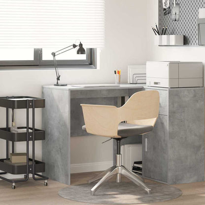 Desk Concrete Grey Engineered Wood 102 x 50 x 75 cm