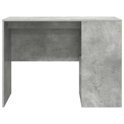 Desk with Shelf Concrete Grey 102 x 50 x 75 cm Engineered Wood