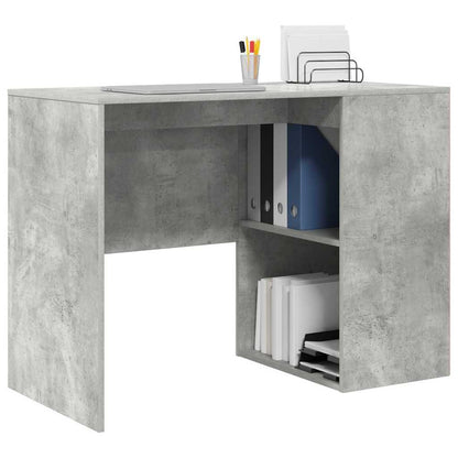 Desk Concrete Grey Engineered Wood 102 x 50 x 75 cm