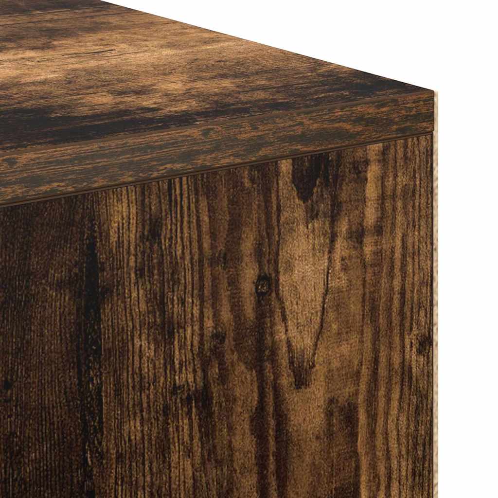 Desk Smoked Oak Engineered Wood 102 x 50 x 75 cm