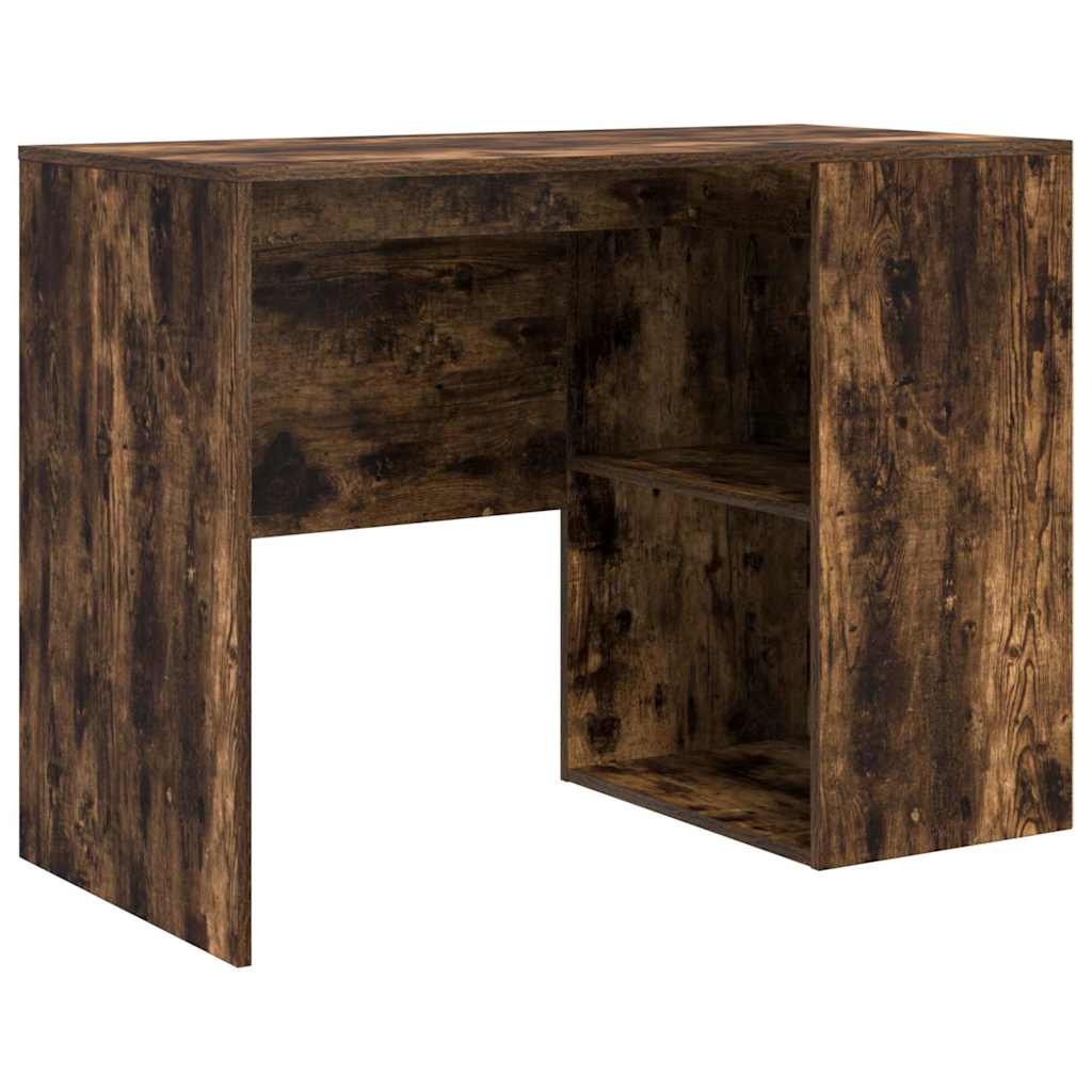 Desk Smoked Oak Engineered Wood 102 x 50 x 75 cm