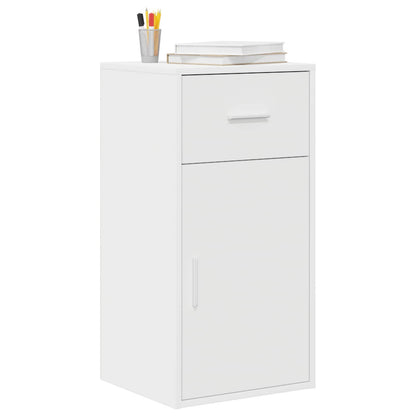 Sideboard with Drawer White 38 x 34 x 75 cm