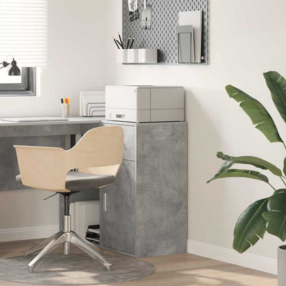 Sideboard with Drawer Concrete Grey 38 x 34 x 75 cm