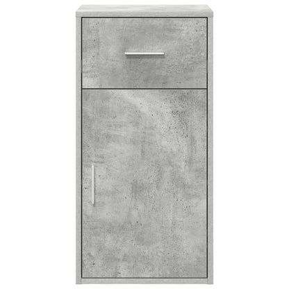 Sideboard with Drawer Concrete Grey 38 x 34 x 75 cm