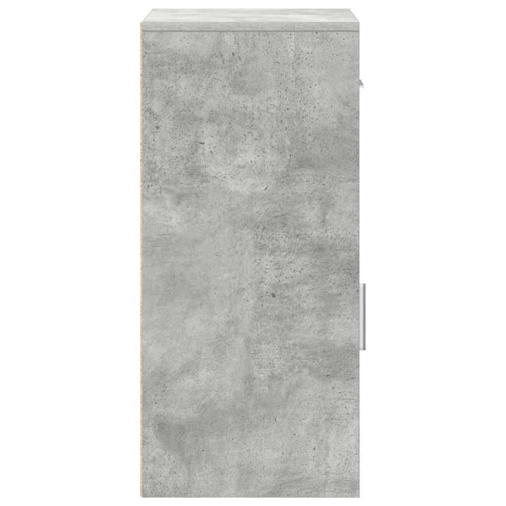 Sideboard with Drawer Concrete Grey 38 x 34 x 75 cm