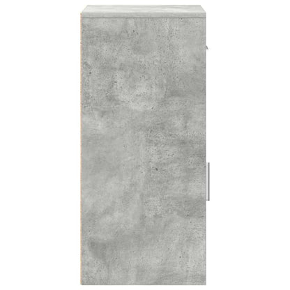 Sideboard with Drawer Concrete Grey 38 x 34 x 75 cm