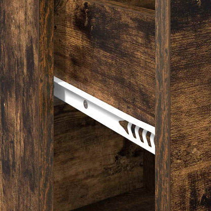 Sideboard with Drawer Smoked Oak 38 x 34 x 75 cm