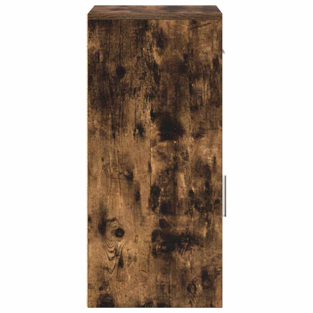 Sideboard with Drawer Smoked Oak 38 x 34 x 75 cm