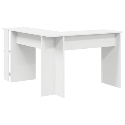 Corner Desk White Engineered Wood 140 x 113.5 x 75 cm