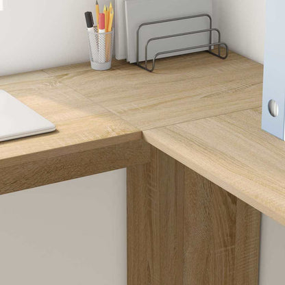 Corner Desk Sonoma Oak Engineered Wood 140 x 113.5 x 75 cm