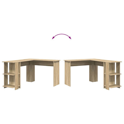 Corner Desk Sonoma Oak Engineered Wood 140 x 113.5 x 75 cm