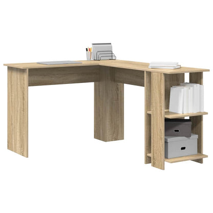 Corner Desk Sonoma Oak Engineered Wood 140 x 113.5 x 75 cm