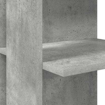 Corner Desk Concrete Grey Engineered Wood 140 x 113.5 x 75 cm