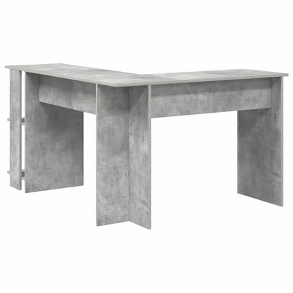 Corner Desk Concrete Grey Engineered Wood 140 x 113.5 x 75 cm