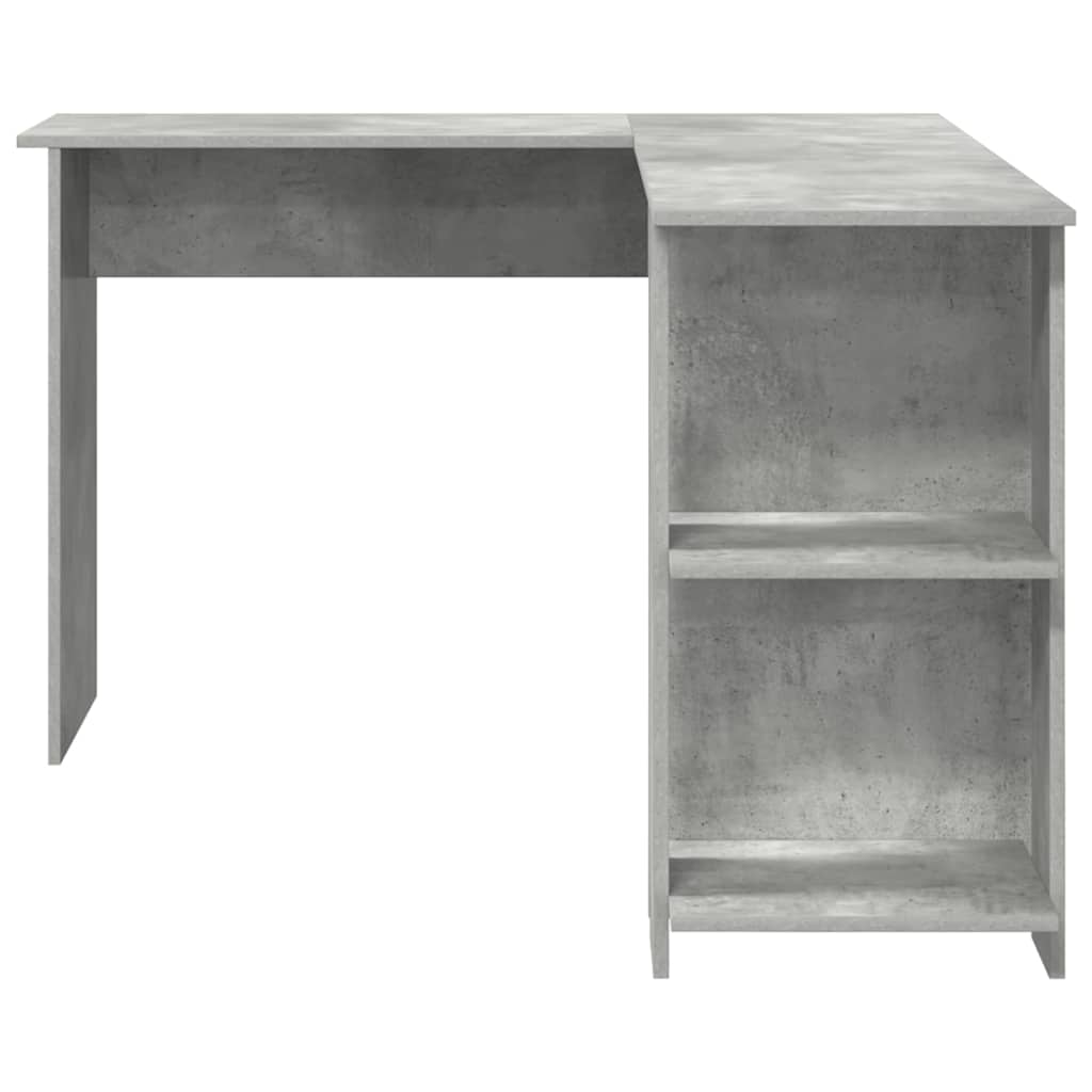 Corner Desk Concrete Grey Engineered Wood 140 x 113.5 x 75 cm