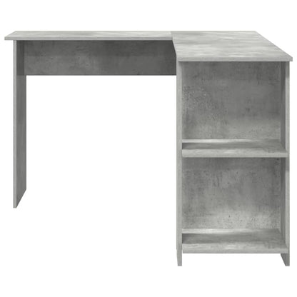 Corner Desk Concrete Grey Engineered Wood 140 x 113.5 x 75 cm