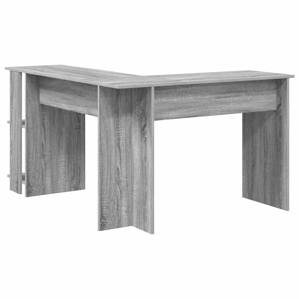 Corner Desk Grey Sonoma Engineered Wood 140 x 113.5 x 75 cm