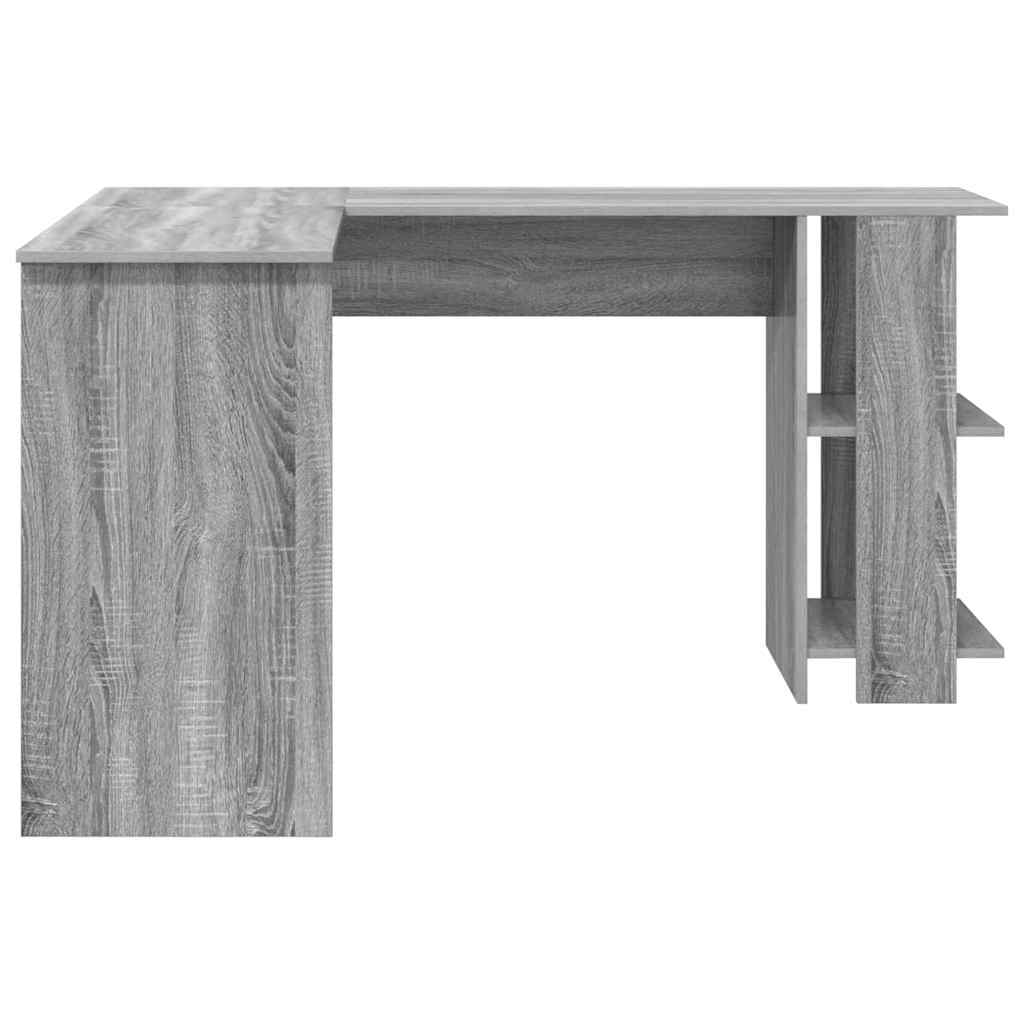 Corner Desk Grey Sonoma Engineered Wood 140 x 113.5 x 75 cm