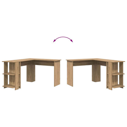 Corner Desk Artisan Oak 140 x 113.5 x 75 cm Engineered Wood