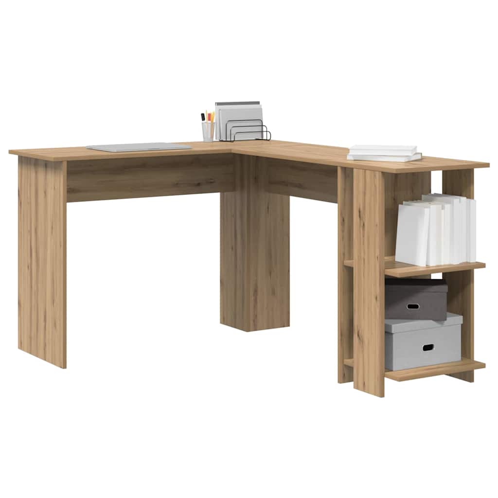 Corner Desk Artisan Oak 140 x 113.5 x 75 cm Engineered Wood