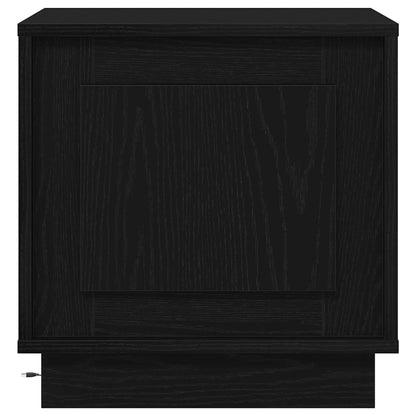 Bedside Cabinet Black 44 x 34.5 x 45 cm Engineered Wood