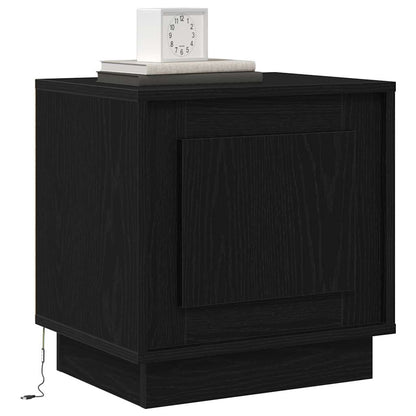 Bedside Cabinet 2 pcs Black 44 x 34.5 x 45 cm Engineered Wood