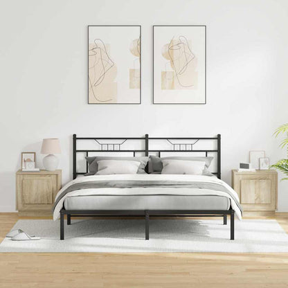 Bedside Cabinet 2 pcs Sonoma Oak 44 x 34.5 x 45 cm