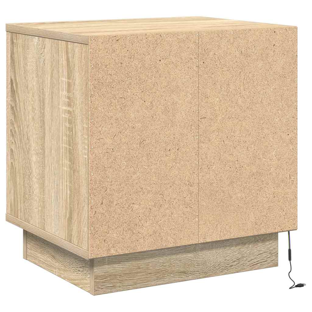 Bedside Cabinet 2 pcs Sonoma Oak 44 x 34.5 x 45 cm