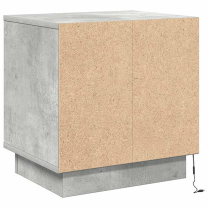 Bedside Cabinet 2 pcs Concrete Grey 44 x 34.5 x 45 cm