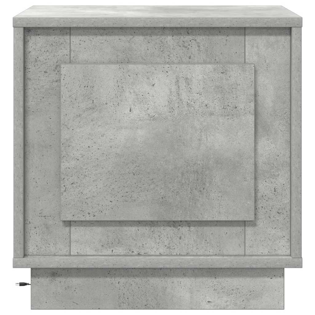 Bedside Cabinet 2 pcs Concrete Grey 44 x 34.5 x 45 cm