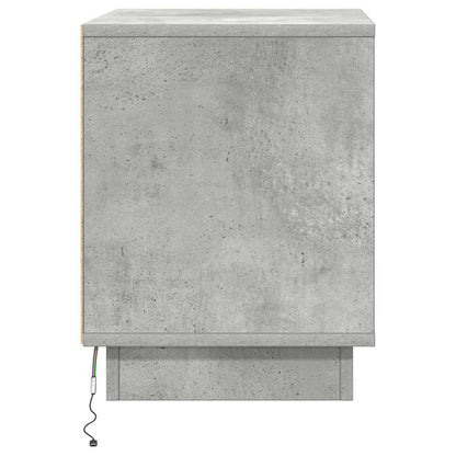 Bedside Cabinet 2 pcs Concrete Grey 44 x 34.5 x 45 cm