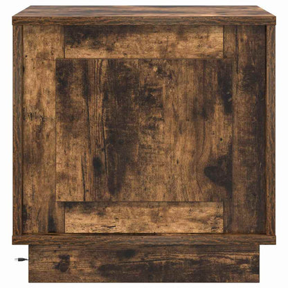 Bedside Cabinet 2 pcs Smoked Oak 44 x 34.5 x 45 cm