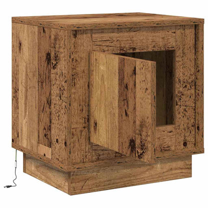 Bedside Cabinet Old Wood 44 x 34.5 x 45 cm Engineered Wood