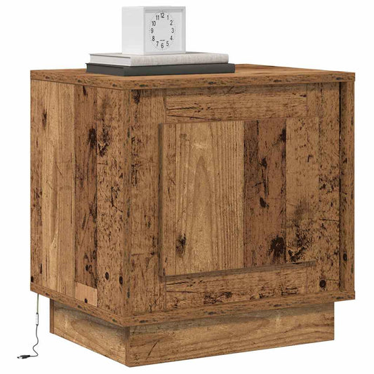 Bedside Cabinet 2 pcs Old Wood 44 x 34.5 x 45 cm