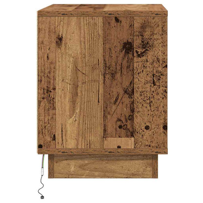 Bedside Cabinet 2 pcs Old Wood 44 x 34.5 x 45 cm