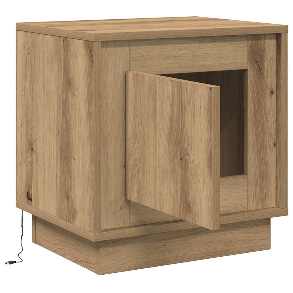 Bedside Cabinet 2 pcs Artisan Oak 44 x 34.5 x 45 cm